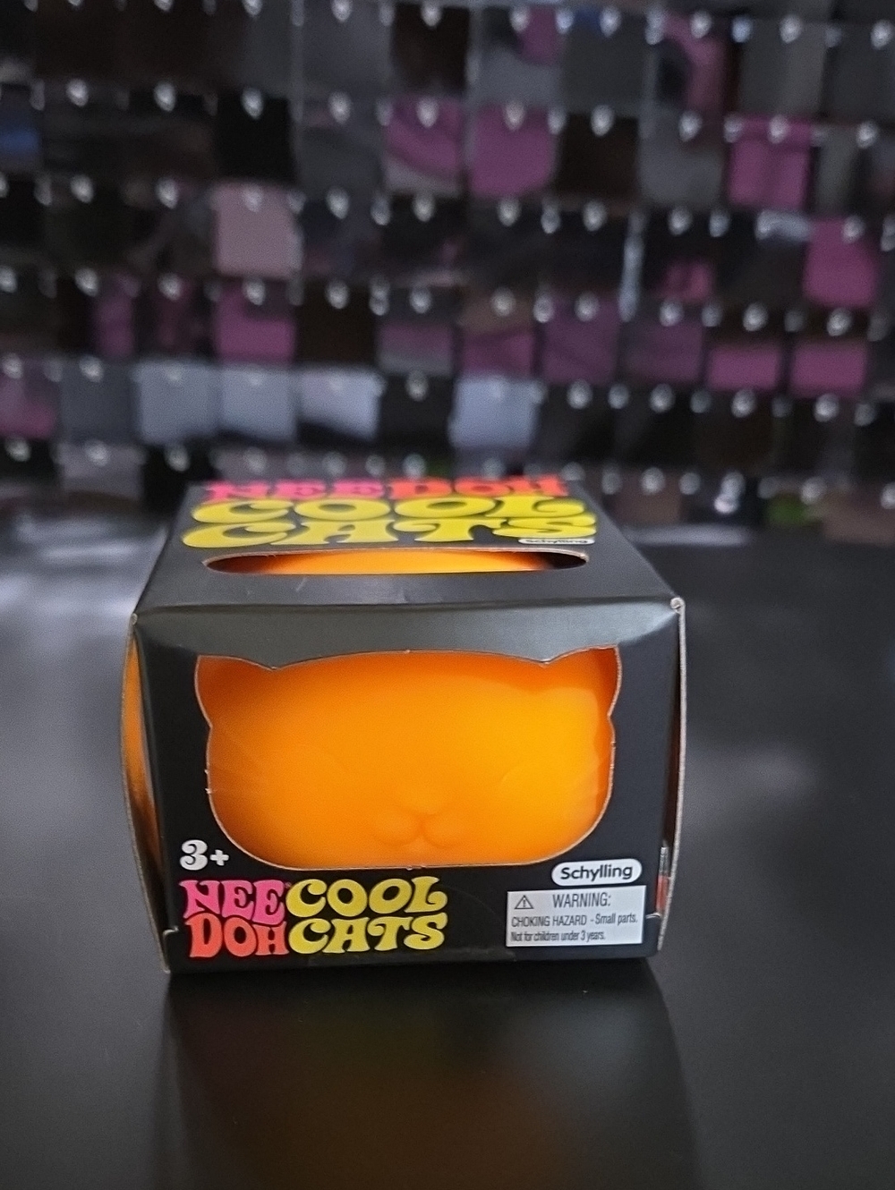 New Needoh Cool Cats Orange Cat Squishy Toy